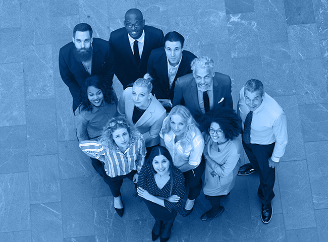 design team and clients